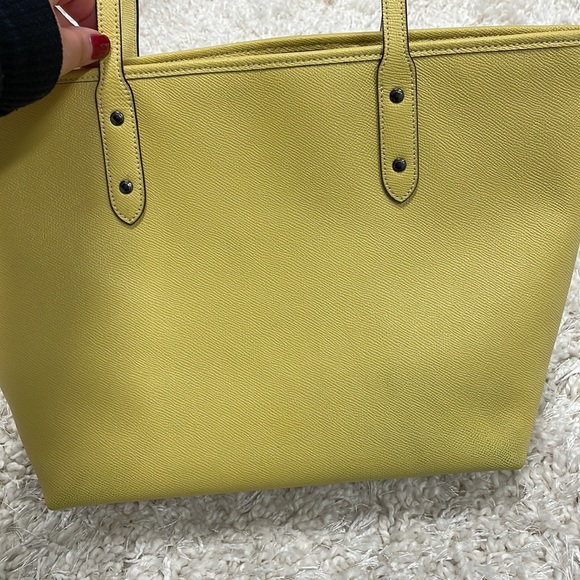Coach Yellow Tote - Picture 2 of 3